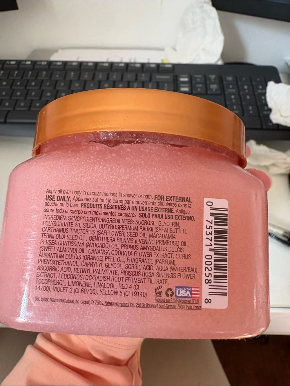 Pink Hibiscus Shea Sugar Scrub
